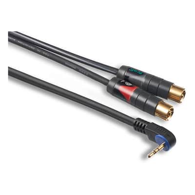Mogami 3.5mm TRS Minijack to 2 x Phono RCA Cable - 1M (3.5S-29650-2PH-1) image 2