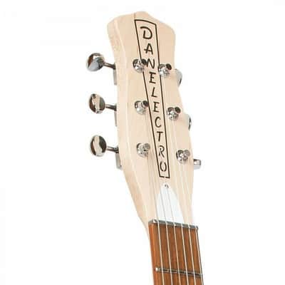 Danelectro STOCK 59-BLACK Stock '59 Series Double Cutaway Shorthorn Shape 6-String Electric Guitar image 6