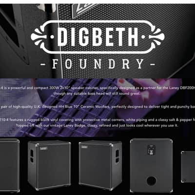 Laney DBF210-4 DIGBETH Series Bass cabinet, Power rating: 200 W image 3