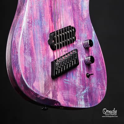 Ormsby Hypemachine CustomShop 8 string 2018 Plank Pink imagen 13