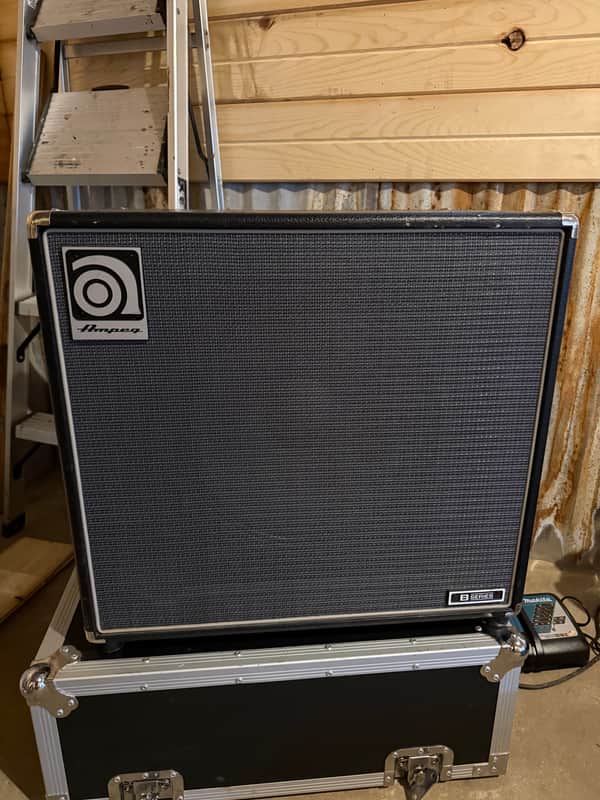 Ampeg B-115E 200-Watt 1x15" Bass Speaker Cabinet 2000s - Black image 1