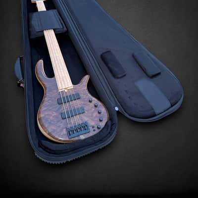 Elrick EVO Gold 5 String Figured Walnut 2025 - Natural image 2
