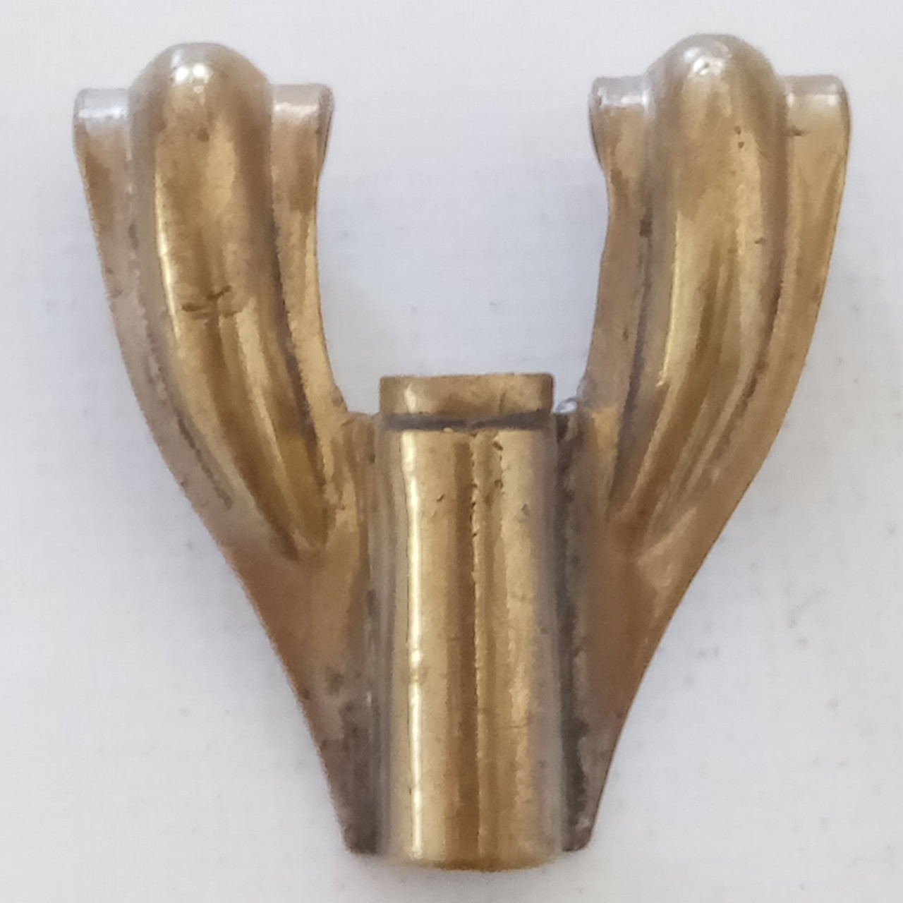 Leedy Threaded Snare/Bass Drum Tension T-Rod-Claw Knobby Gold-Nickel Vintage 40s — main photograph