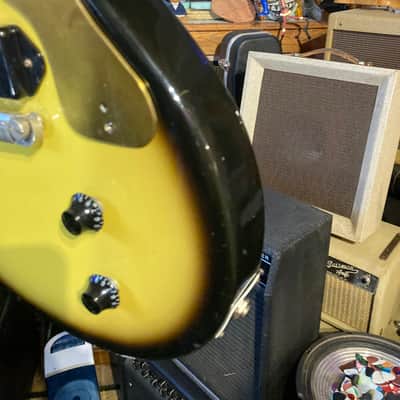 Burny Rockin’ Roll Singlecut Junior Jr MIJ 1980s - Vintage Sunburst image 8