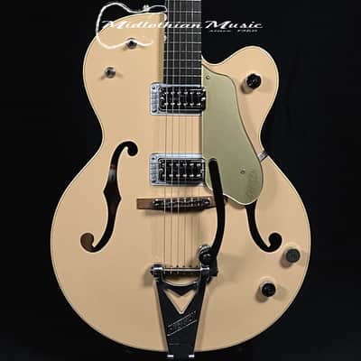 Gretsch G6118T-LTV 125th Anniversary Electric Guitar - Jaguar Tan Finish w/Case image 2