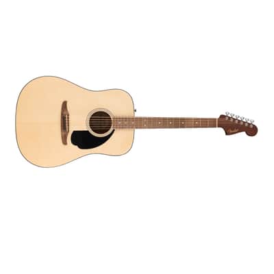 Fender California Standard Redondo Pack Spruce Top Sapele Back and Sides Black Pickguard Slim C Neck Walnut Fingerboard (Natural) image 2