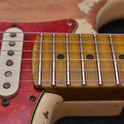 American Fender Stratocaster Relic Vintage White Texas Specials image 2