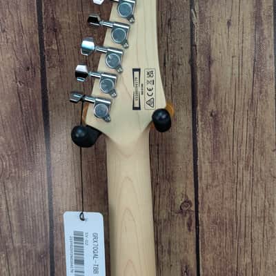 Ibanez GRX70QALTBB Left-Handed Electric Guitar – Transparent Blue Burst image 6