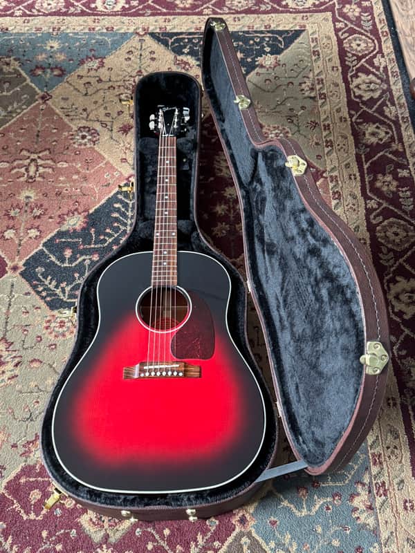 Gibson Slash J-45 Vermillion Burst