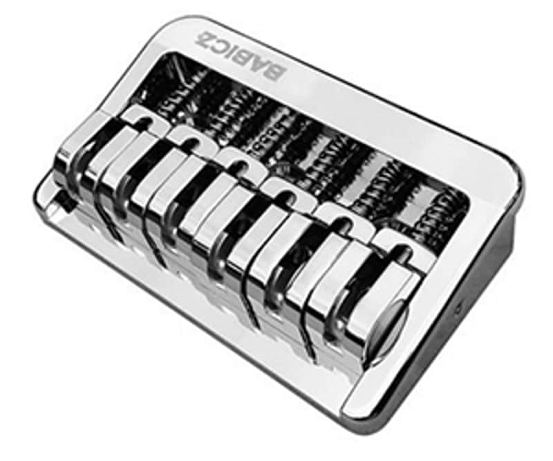 Babicz Full Contact Hardware ORIGINAL SERIES FCH6 FIXED BRIDGE, 6 String, nickel image 1
