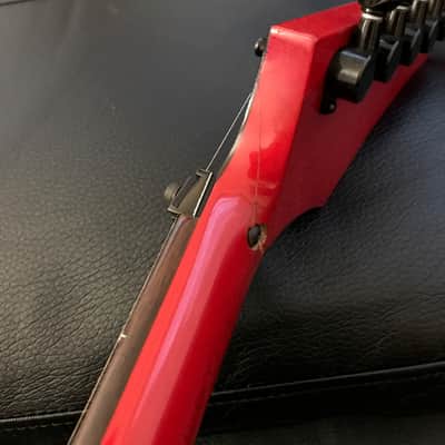 Bc rich B.C. Rich (death chuck schuldiner rick rozz ironbird )80's Trans red image 13