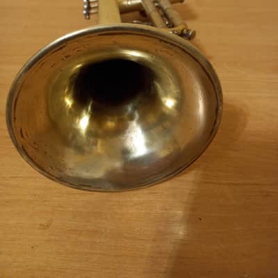 German Trumpet WELTKLANG  Musical Trompette 3 Valve Horn Vintage image 5