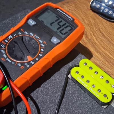 Seymour Duncan SH-1n '59 Neck Humbucker 2010s - Neon Yellow image 3