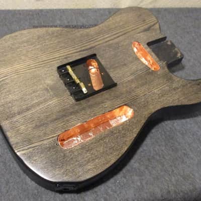 Swamp Ash Telecaster Body  2018 Black / Natural image 1