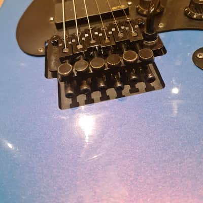 Kramer Pacer Deluxe 1986 Flip Flop Blue Reb Beach Tribute image 16