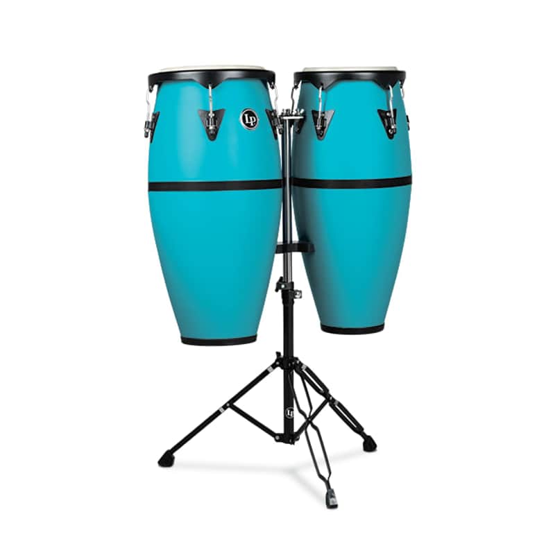 LP 10-11 Discovery Conga set w/ stand - Sea foam image 1