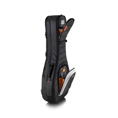 MONO Classic Dual Semi-Hollow Electric Guitar Case, Black [M80-2H-BLK/For 2 Guitars] image 3