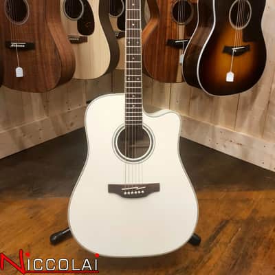 TAKAMINE GD37CE Dreadnought Ctw Elet G Series Pro Pearl White image 1
