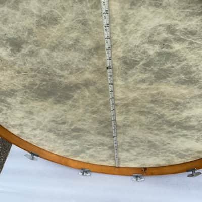 ULTRA RARE Slingerland 32” BASS DRUM 1970 - 1972 - Natural VERY GOOD BOOM BOOM! image 4