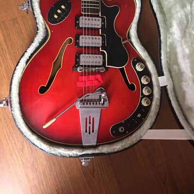 Hofner 4571/E3 Verythin GUITAR 1965-1966 Cherry image 3