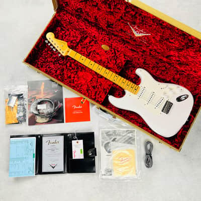 Fender Custom Shop LTD 70th Anniversary 1954 Stratocaster Hardtail Deluxe Closet Classic 2023 - White Blonde image 17