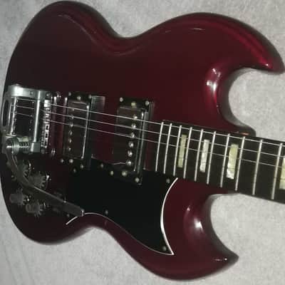 Doublecut red with Tremolo 1971 made by ASCO Japan, very rare image 3
