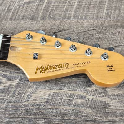 MyDream Stratocaster Custom Built - Light Relic Hot Rod Red Texas Special image 4