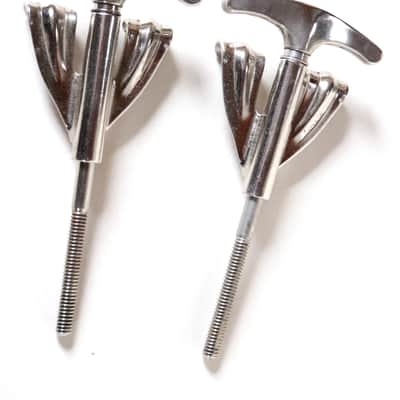 Ludwig Bass Drum Tuning Rod and Claw, Nickel Finish - 1950's image 7