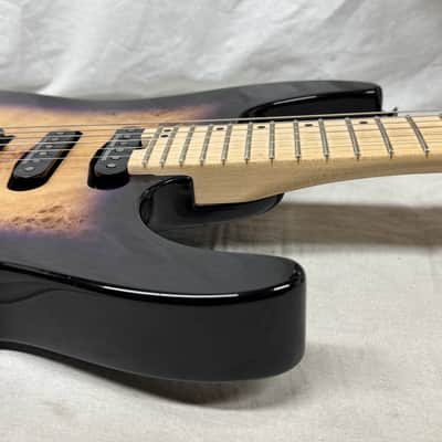 Charvel Pro-Mod DK24 HSS FR M Poplar Guitar with Soft Case 2021 - Purple Sunset / Maple neck image 18