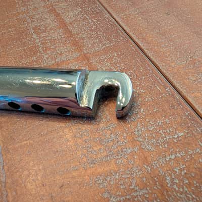 Unbranded Stop Bar Tailpiece With Stud Inserts And Adjusters Vintage Early 1970s Chrome image 4