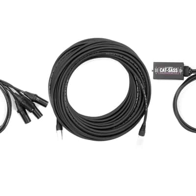 Elite Core CAT-SASS Snake Complete System w/ 3 pin DMX /AES Connectors + RJ45 Cat5 300 ft Cable image 1