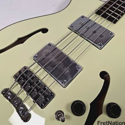 Warwick RockBass Star Bass 4-String Bass Solid Creme White 32" Scale 8.34lbs #569789-25 image 6