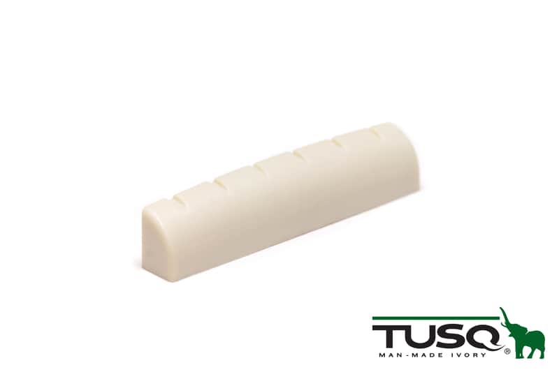 Graph Tech PQ-6060-L0 TUSQ 1-3/8" E-to-E Slotted Epiphone-Style Guitar Nut (Left-Handed) image 1