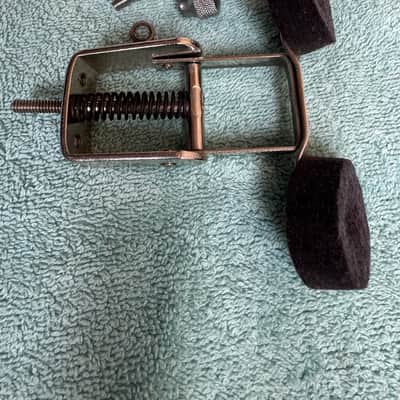 Slingerland Radio King Drum Muffler Tone Control Snare Tom 50s 60s - Chrome image 4