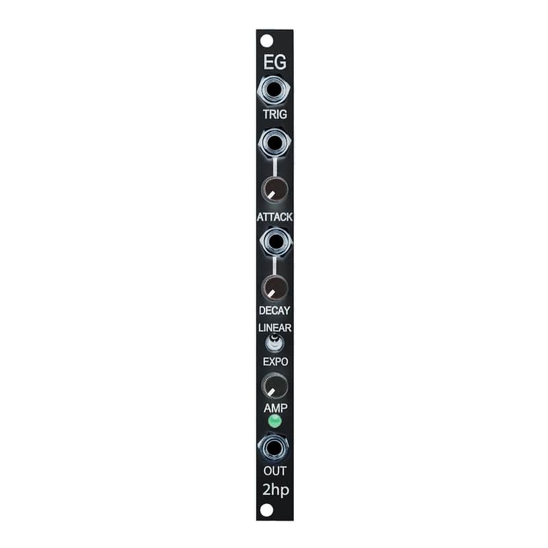 2hp EG Eurorack Envelope Generator Module (Black) image 1