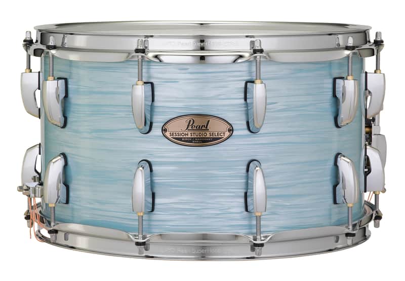 Pearl Session Studio Select 14"x8" Snare Drum ICE BLUE OYSTER STS1480S/C414 image 1