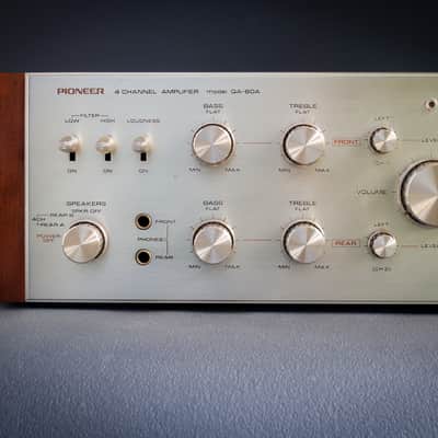 Pioneer SQ 80a Quadrophonic preamp with QM80a power amplifier set of 2 image 7