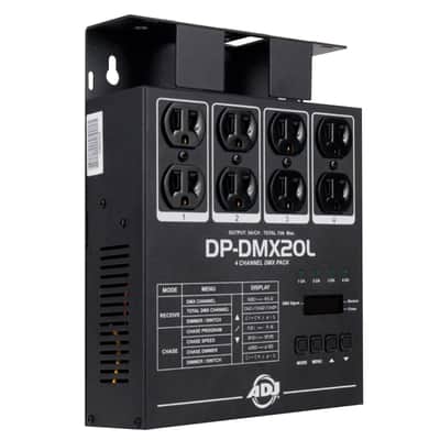 ADJ DP-DMX20L 600 Watt 4-Channel Universal DMX Dimmer Pack Light Control image 5