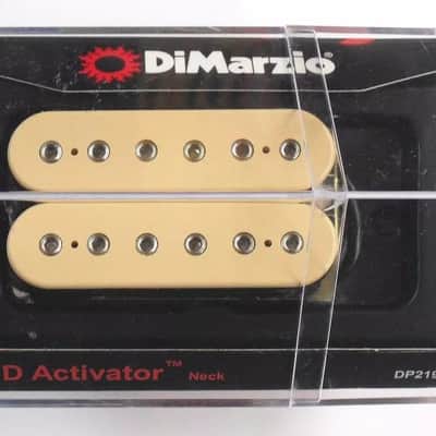 DiMarzio® D Activator Neck Humbucker Pickup~Reg Spaced~Creme~USA~DP219~Brand New image 1