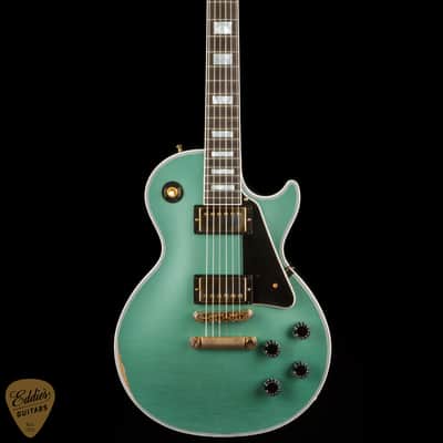 2024 - Gibson Custom Shop PSL Murphy Lab Les Paul Custom Heavy Aged Inverness Green 10.1 #CS400228 image 3