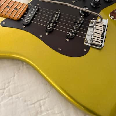 Fender American Ultra II 70th Anniversary Stratocaster with Maple Fretboard 2024 - Solar Flare image 3