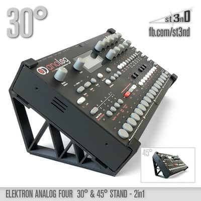 DUAL STAND for ELEKTRON Analog Four MK1 / Analog Rytm MK1 -  30° and 45° image 6