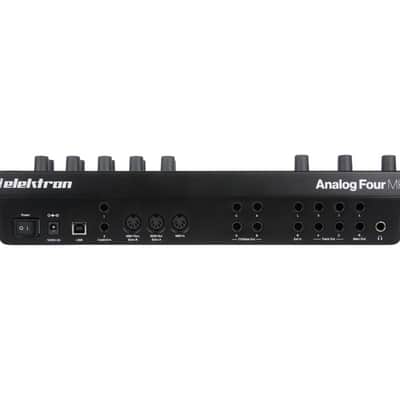 Elektron Analog Four MKII 4 Voice Tabletop Synthesizer (Black) [USED] image 5