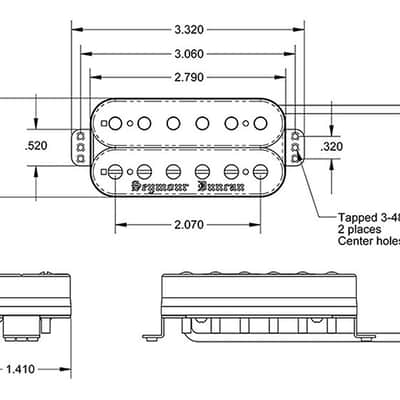 Seymour Duncan Black Winter Trembucker Humbucker image 3