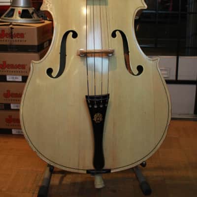 King Mortone Double Bass Blonde c1960 image 2