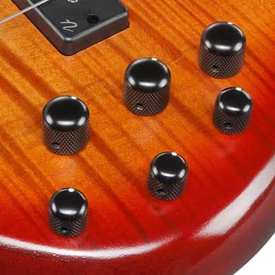 Ibanez SRD900 FBTL Bass Workshop Fretless Electric Bass. Brown Topaz Burst Low Gloss image 6