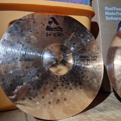 Paiste 14" Alpha Medium Hi-Hat Cymbals (Pair) 2010 - 2016 - Brilliant image 7