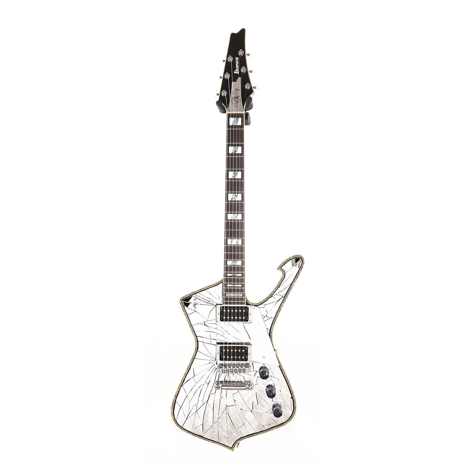 Ibanez PS1CM Paul Stanley Signature Cracked Mirror Iceman | Reverb