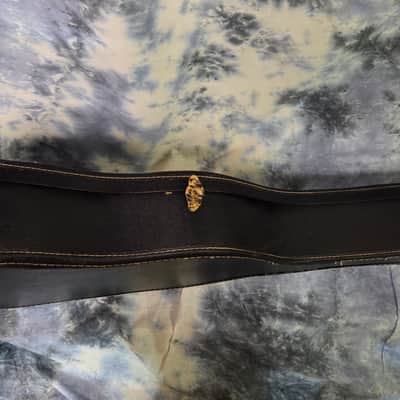 Vintage RARE 1966 to 1969 Gibson Branded Black Red Plush ES 335 330 Soft Shell Electric Guitar Case image 5