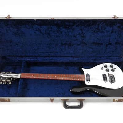 1966 Rickenbacker 450-12 - Jetglo Finish - 12 String & Toaster Pickups - Original Case image 19